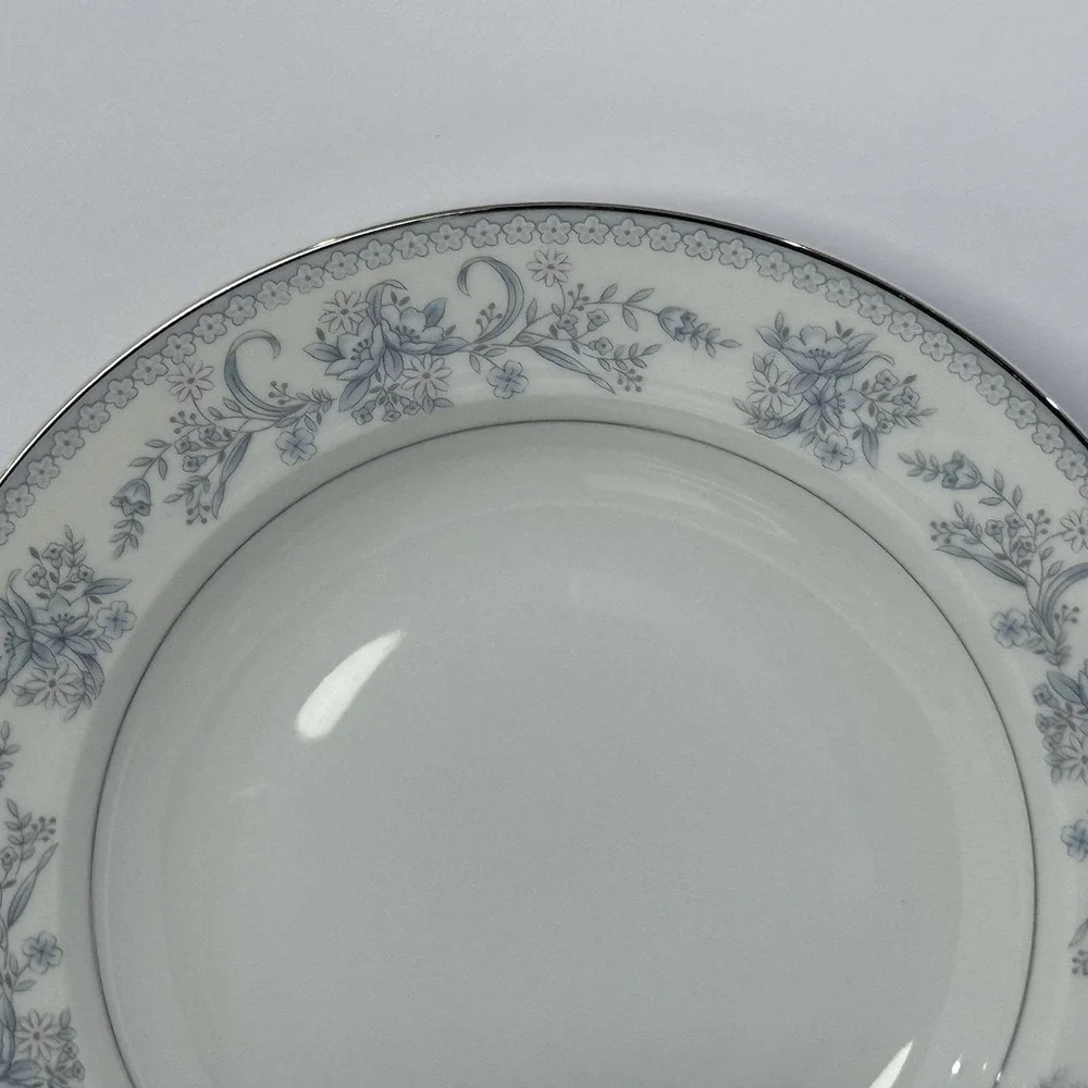 Mikasa Dresden Rose L9009 Rimmed‎ Soup Or Salad Plate Set of 4 Japan Read